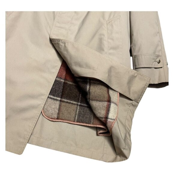 LONDON FOG MAINCOATS Vintage Retro 90s Business Casual Trench Coat Mens 42S - Picture 10 of 11
